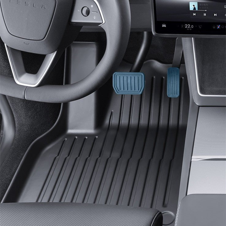 All-Weather TPE Floor Mats for Model YL 6-Seater 2026+