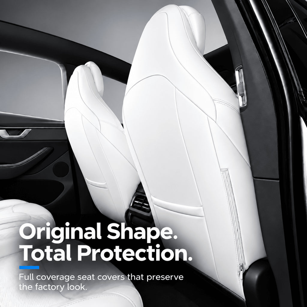 Leather Seat Covers for Tesla Model YL 6-Seater