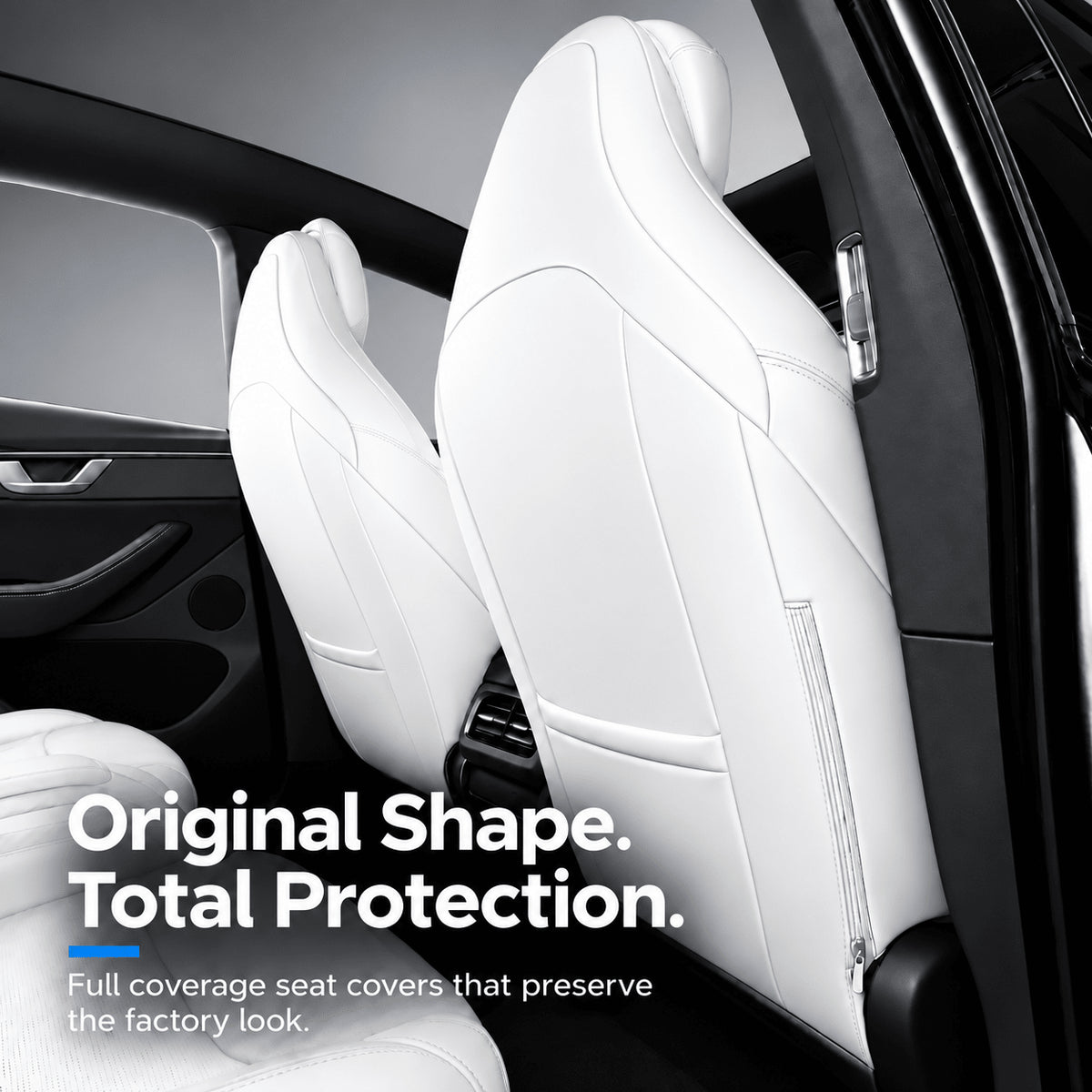 Leather Seat Covers for Tesla Model YL 6-Seater