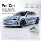 TPU Glossy Full Front Car Paint Protection Film (PPF) for Tesla Model 3