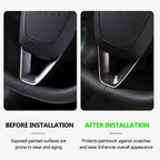 ABS Steering Wheel Button & V-Shape Trim Cover for Model Y Juniper