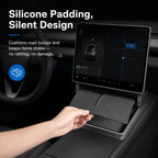 Dual-Layer Tray Under Screen Storage Box with LED Light for Model 3 Highland / Y Juniper