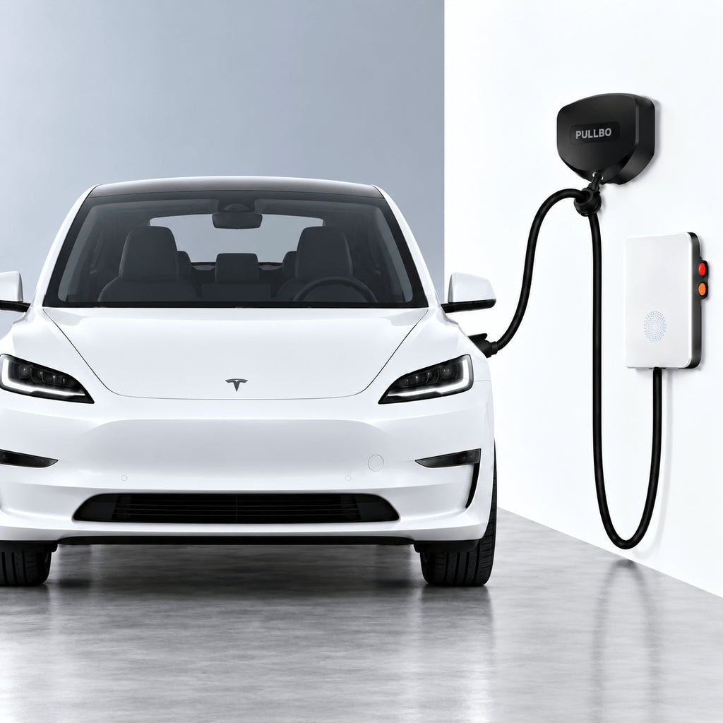 EV Charger Cable Retractor — 3.5 m, Self-Locking