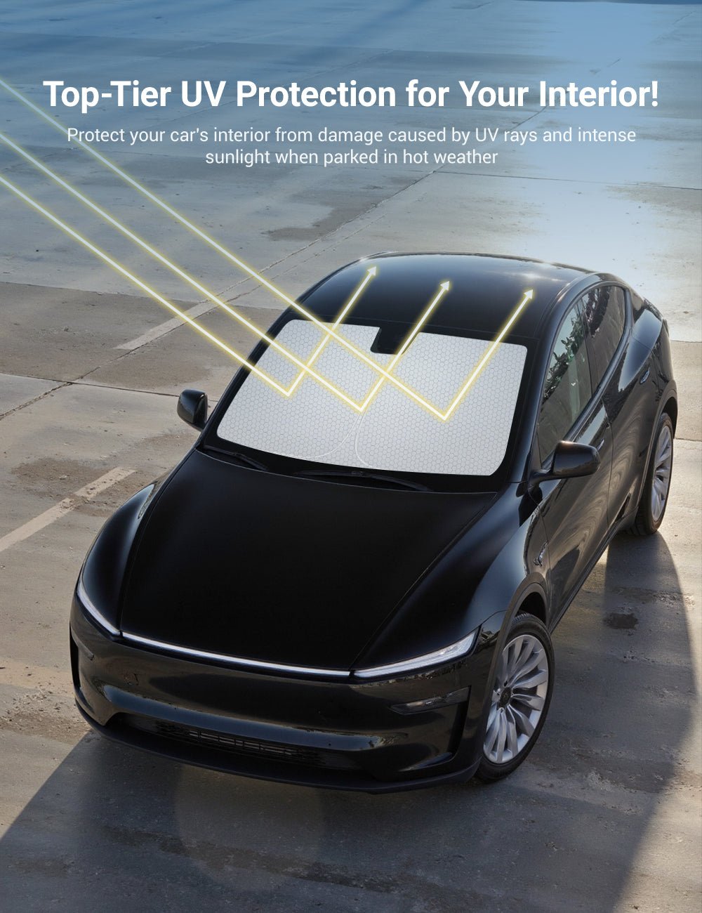 Front Windshield Sunshade for Model 3 / Model Y