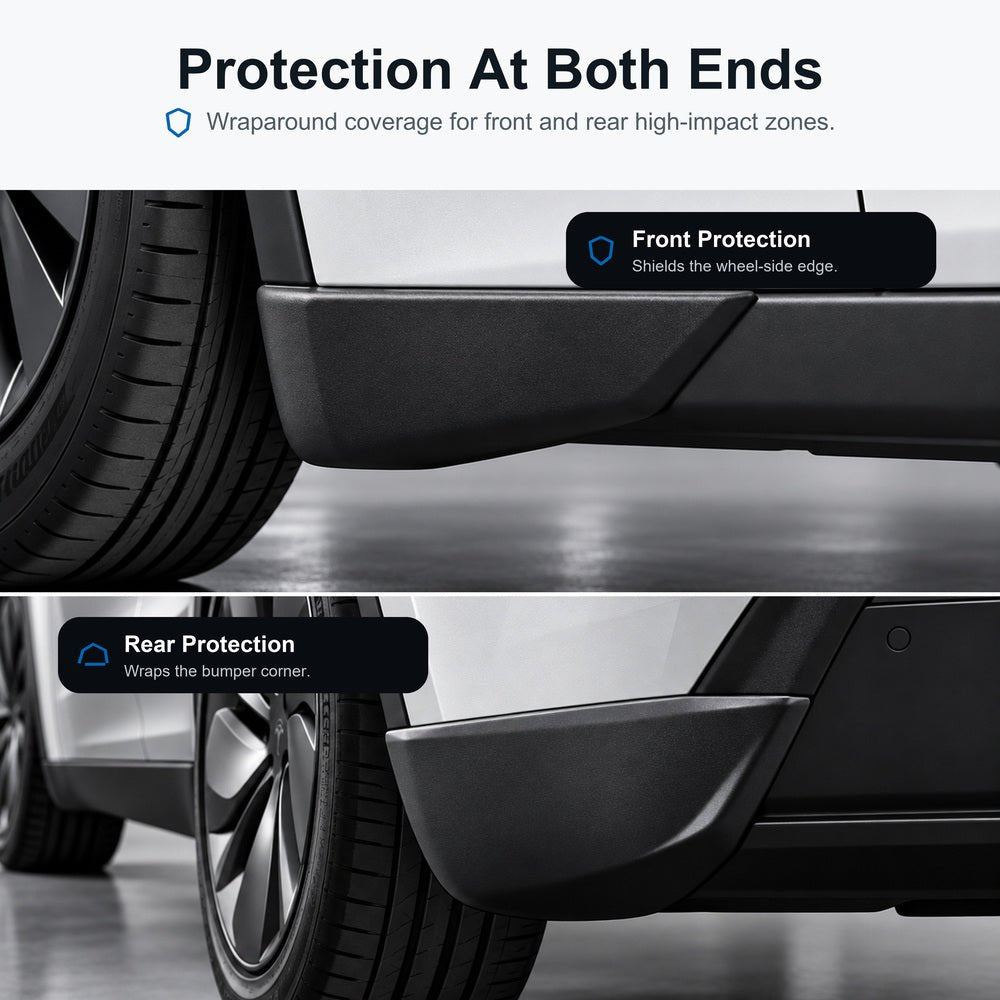 Front & Rear Mud Flap Corner Guards for Model Y Juniper / Model YL