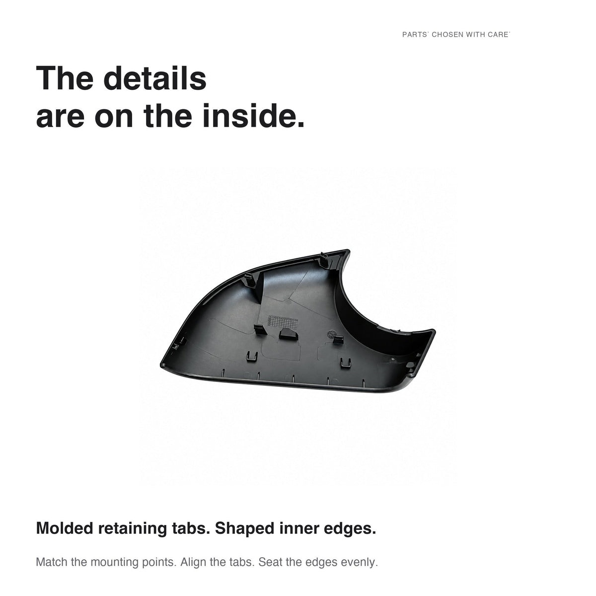 Lower Mirror Cover for Tesla Model Y / YL