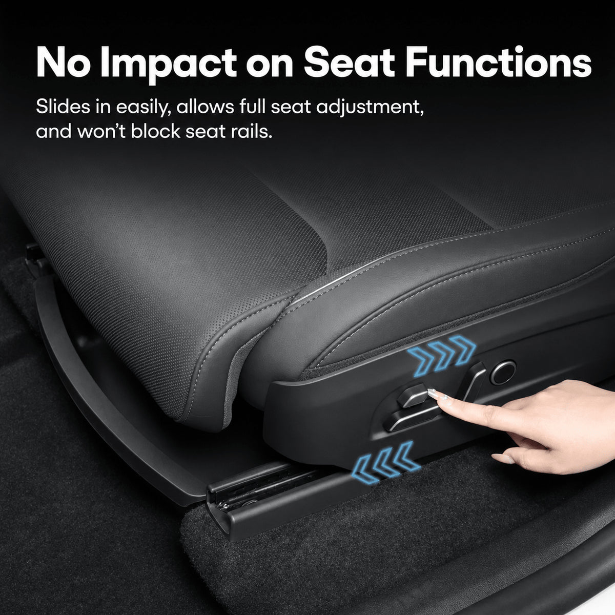 Under Front Seat Storage Box for Model YL 6-Seater
