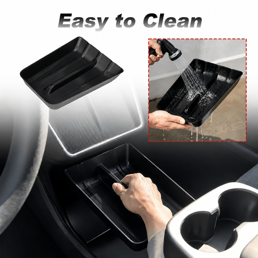 TPE Center Console Lower Storage Tray for Model Y Standard 2026+