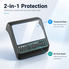 Tempered Glass Rear Screen Protector with Air Vent Cover for Model YL