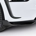 Real Carbon Fiber Front Bumper Corner Trim for Model Y Juniper / Model 3 Highland