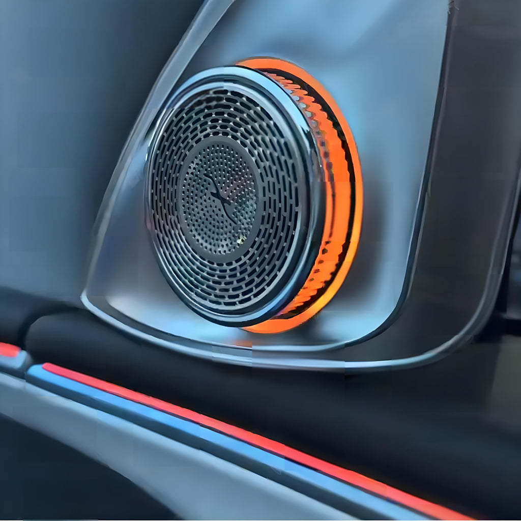 4D Rotating LED Ambient Tweeter Speakers for Model Y Juniper / Model 3 Highland