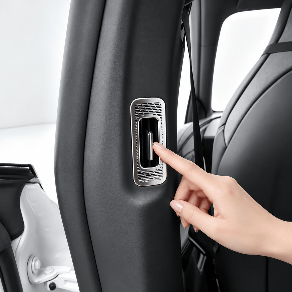 B & C-Pillar Air Vent Trim Covers for Model YL 6-Seat (4PCS)