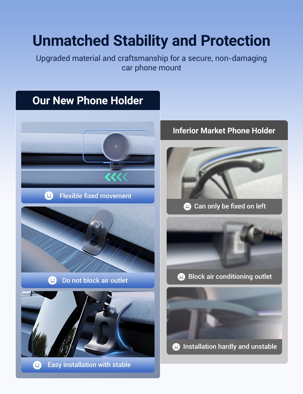 Flexible Phone Holder for Model 3 Highland & Model Y Juniper