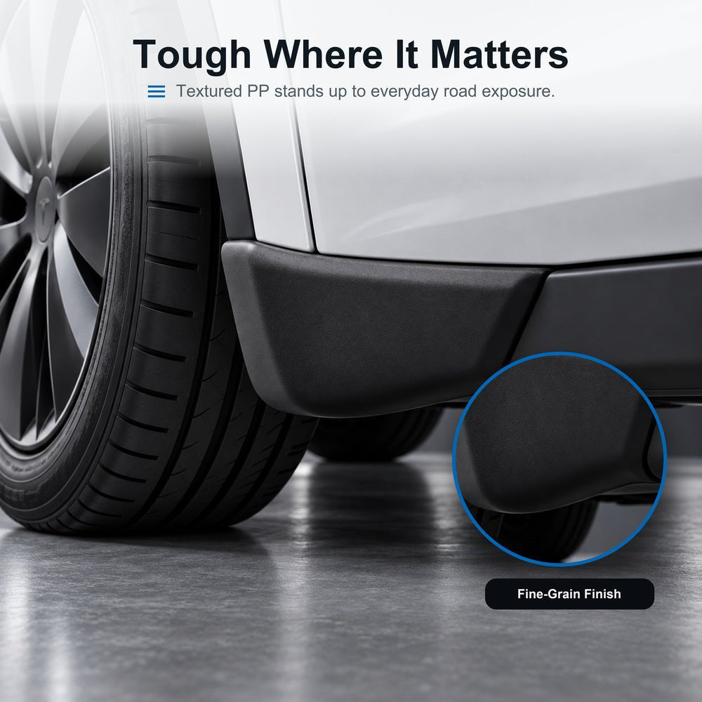 Front & Rear Mud Flap Corner Guards for Model Y Juniper / Model YL