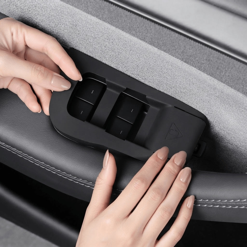 Premium Silicone Window Switch Protection Cover for Model YL 6-Seater