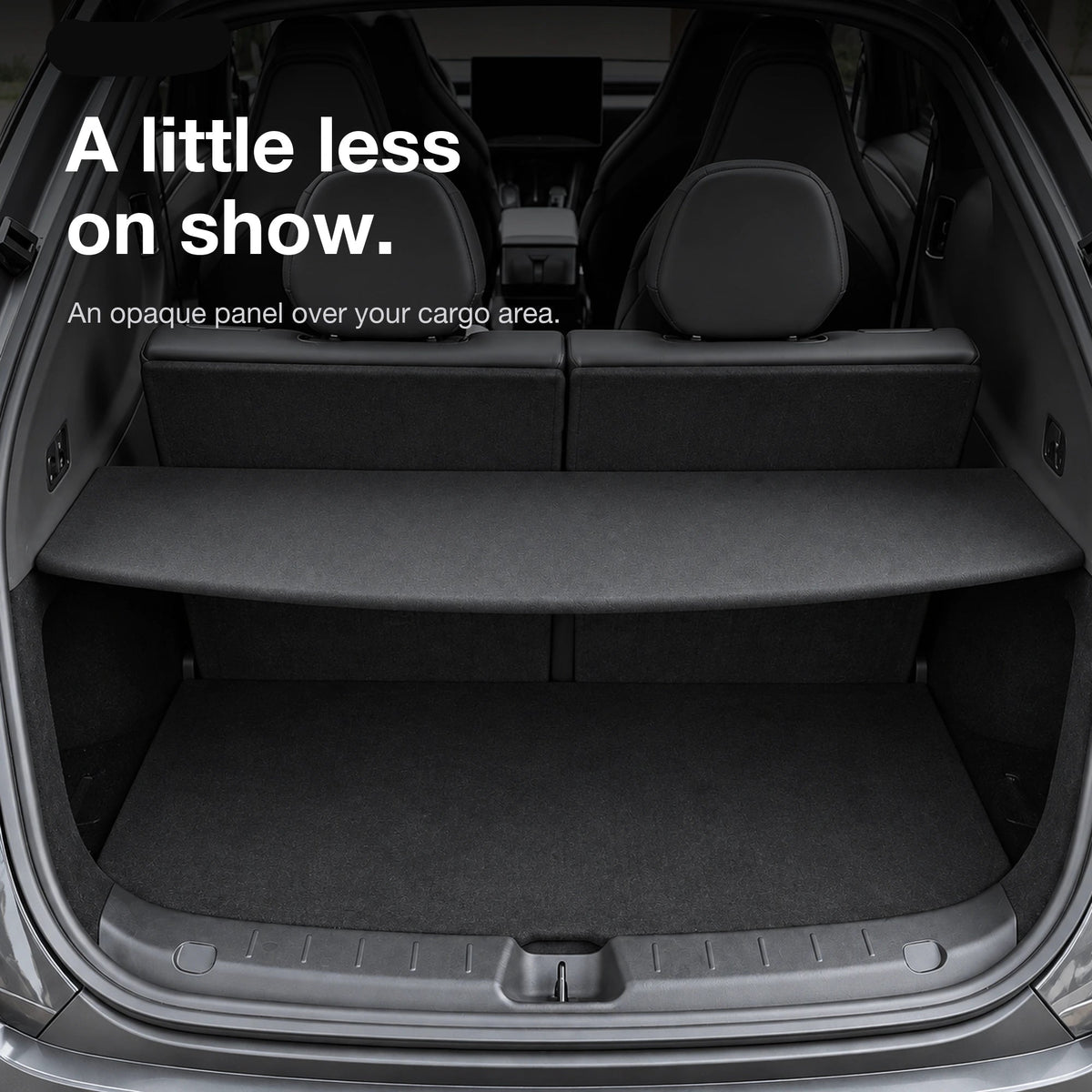 Rigid Trunk Cargo Cover for Tesla Model YL 6-Seater 2026+