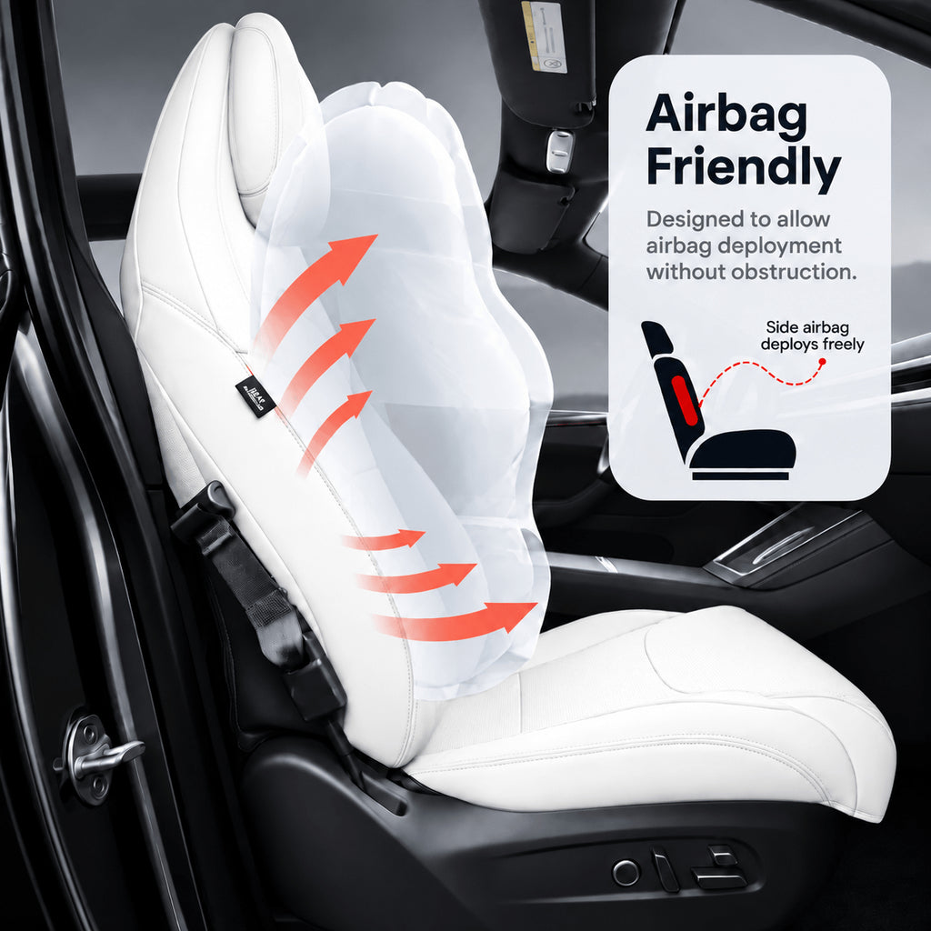 Leather Seat Covers for Tesla Model YL 6-Seater