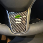 Tesla Model 3/Y Carbon Fiber Texture Steering Wheel Decorative Sticker