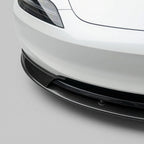 Real Carbon Fiber Aero Front Lip Spoiler for Model 3 Highland 2024+