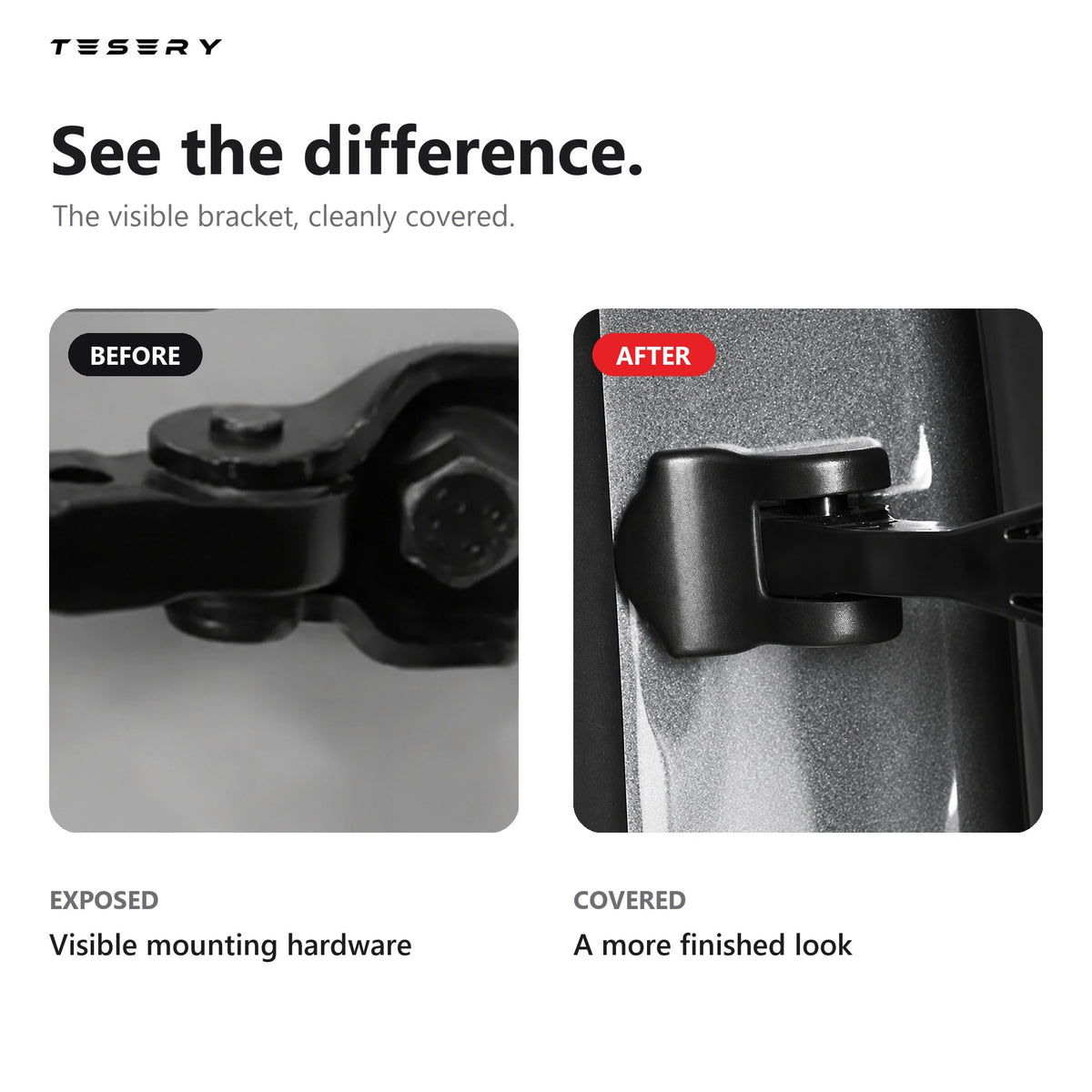 Door Check Arm Covers for Tesla Model 3 / Model Y / Model YL