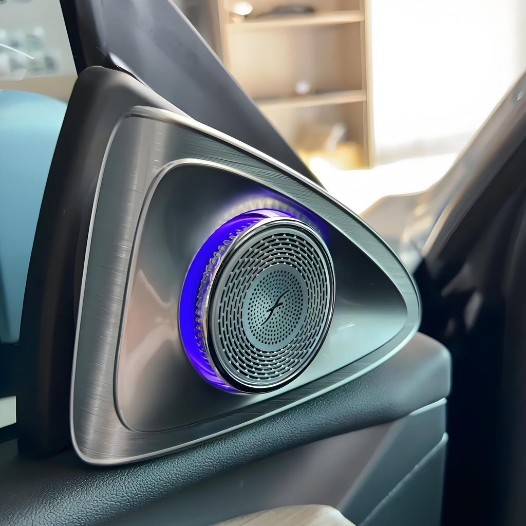 4D Rotating LED Ambient Tweeter Speakers for Model Y Juniper / Model 3 Highland