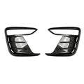 ABS Fog Light Cover Front Bumper Trim for Model Y Juniper / Model YL Glossy Carbon Fiber Texture
