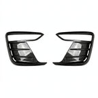ABS Fog Light Cover Front Bumper Trim for Model Y Juniper / Model YL Glossy Carbon Fiber Texture
