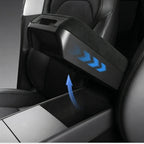 Center Console Armrest Riser with Hidden Sliding Storage for Model 3 Highland & Model Y Juniper