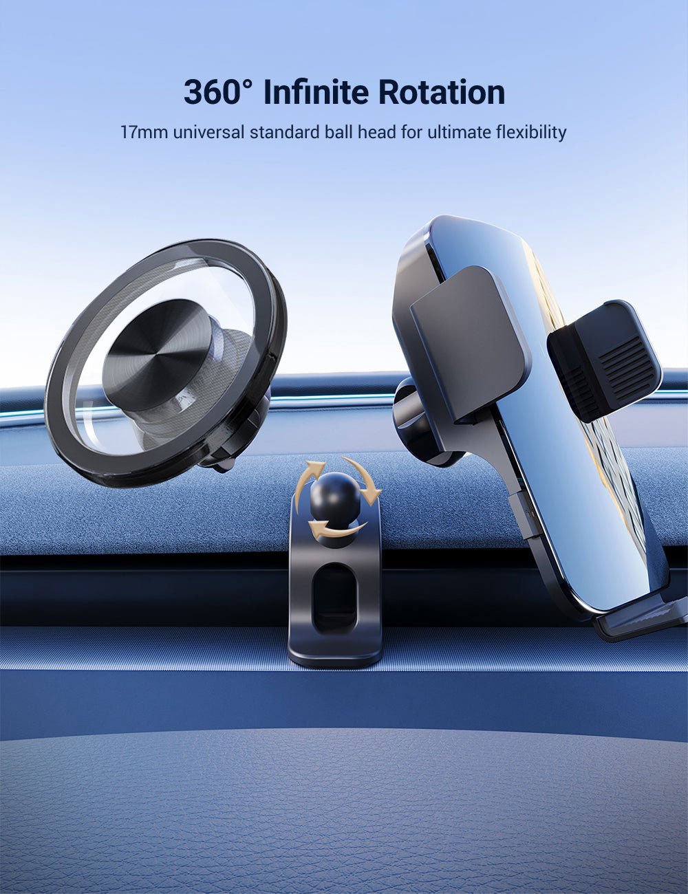 Flexible Phone Holder for Model 3 Highland & Model Y Juniper