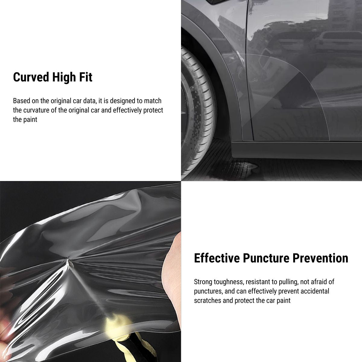 TPU Rear Inner Door Protection Film for Model Y Juiper / Model 3 Highland | PPF