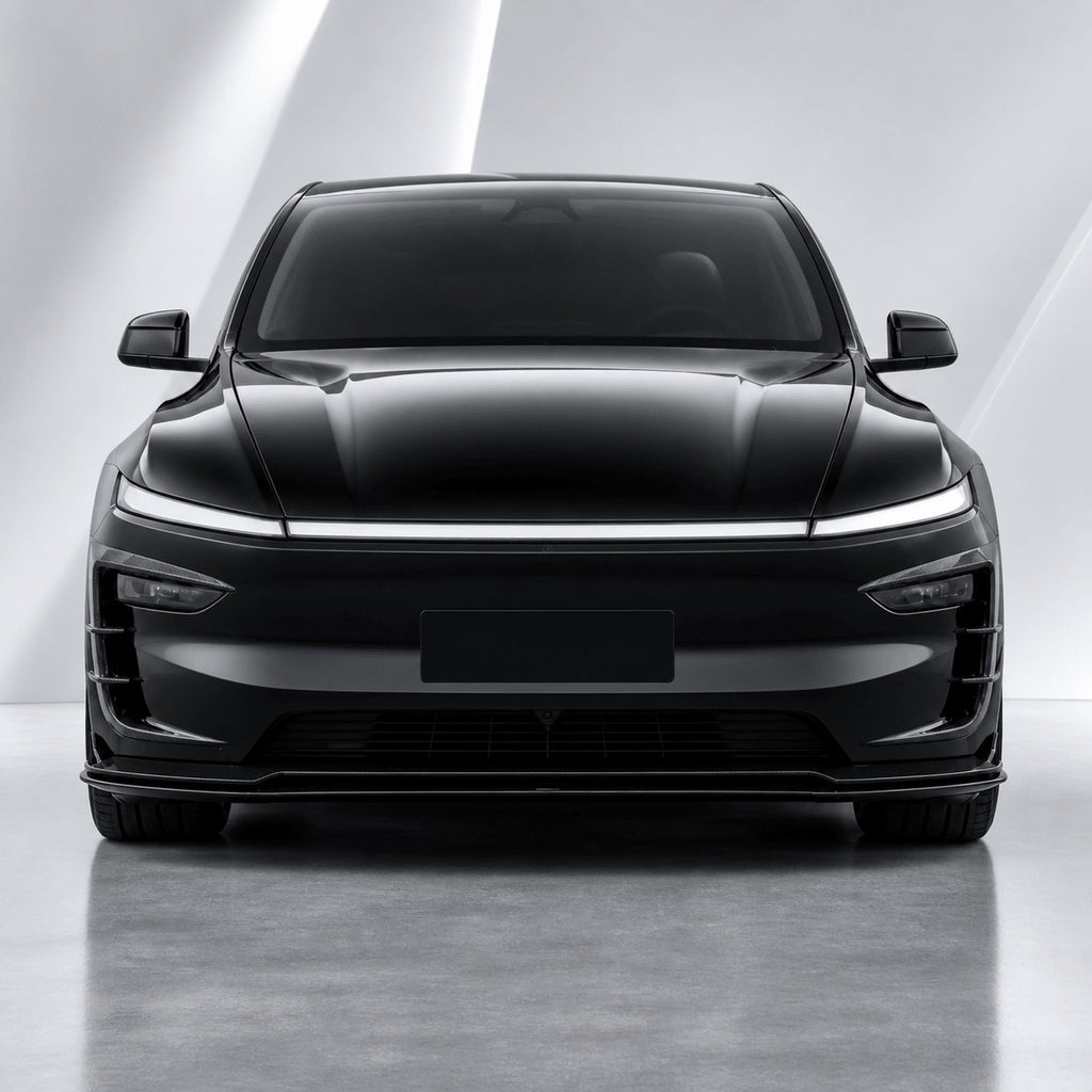 Real Carbon Fiber Front Intake Air Blades Trim for Model Y Juniper & Model YL 6-Seater