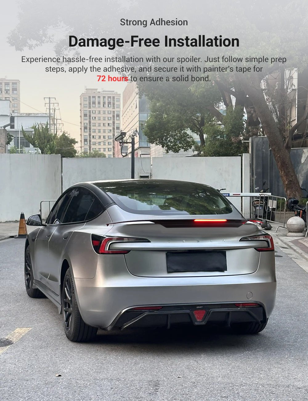 Rear Led Spoiler for Model 3 Highland / Model Y