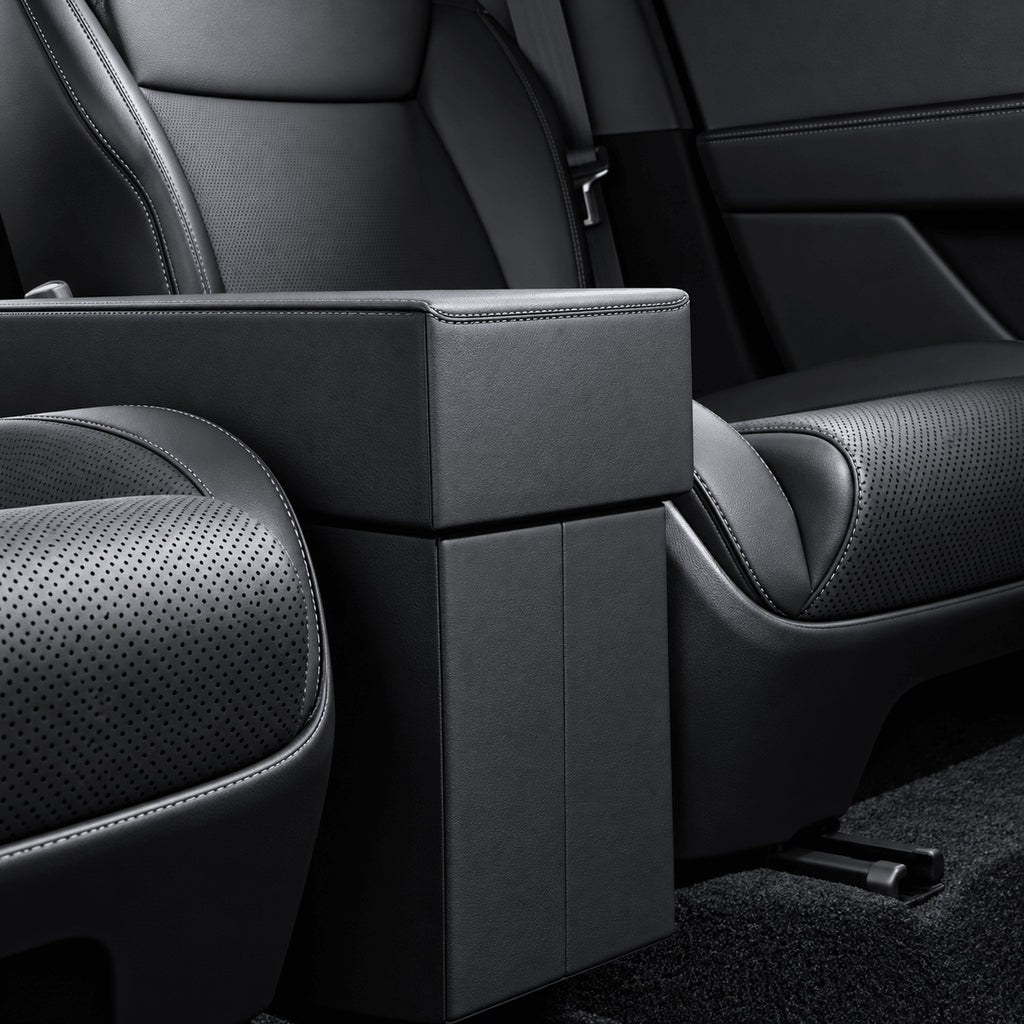 Second-Row Aisle Storage Organizer for Tesla Model YL 2026+ (6-Seater)