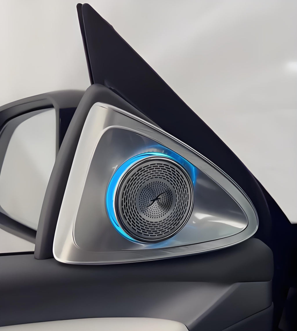 4D Rotating LED Ambient Tweeter Speakers for Model Y Juniper / Model 3 Highland