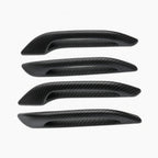 Anti-Freeze Door Handle Extensions for Model 3 & Model Y | Set of 4 Matte Carbon Fiber Texture | ABS
