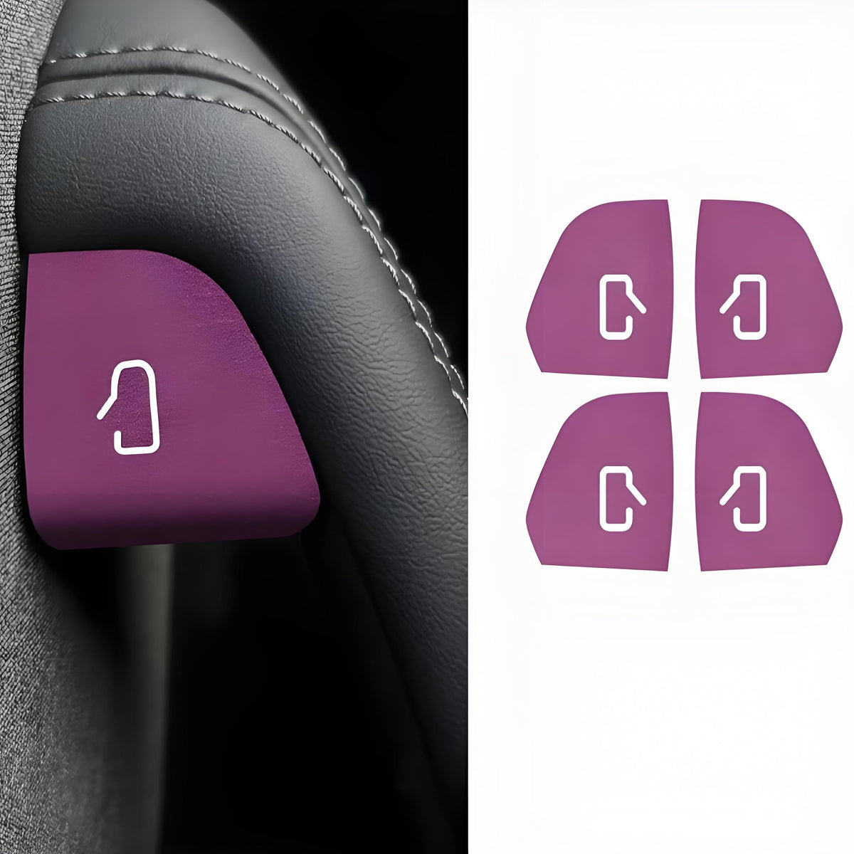 Door Open Button Stickers for Model Y Juniper & Model 3 Highland