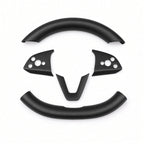 Dry Carbon Fiber Steering Wheel Trim Cover Kit for Model Y Juniper Premium / Model Y Standard / Model YL