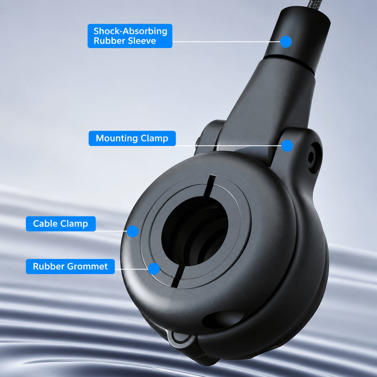 EV Charger Cable Retractor — 3.5 m, Self-Locking