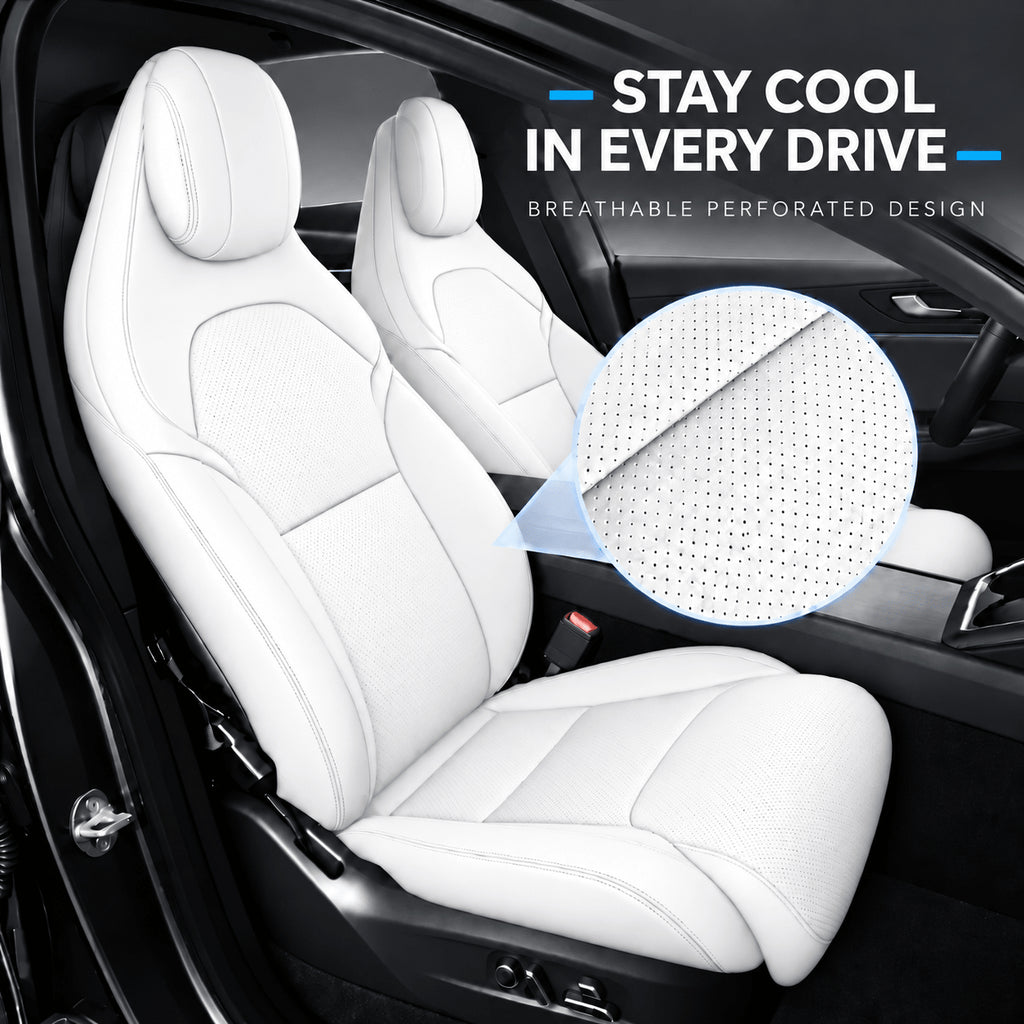 Leather Seat Covers for Tesla Model YL 6-Seater