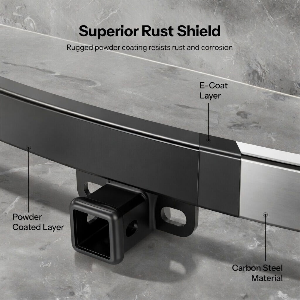 Trailer Tow Hitch for Model Y | 6500 lbs Capacity | No-Drill Install