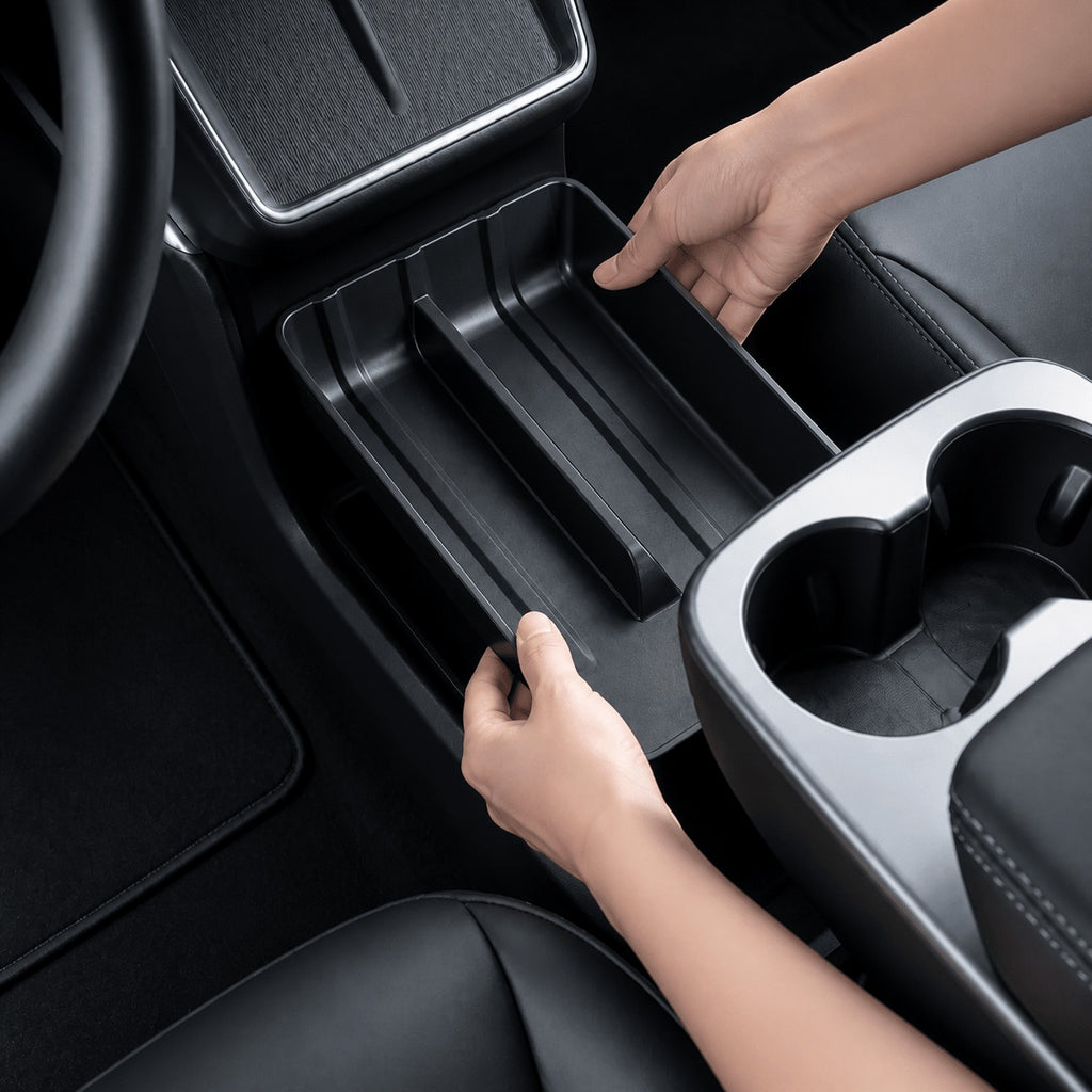 TPE Center Console Lower Storage Tray for Model Y Standard 2026+
