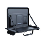Tesla 2-in-1 Foldable Steering Wheel & Backseat Tray Organizer | Multi-Use Car Table