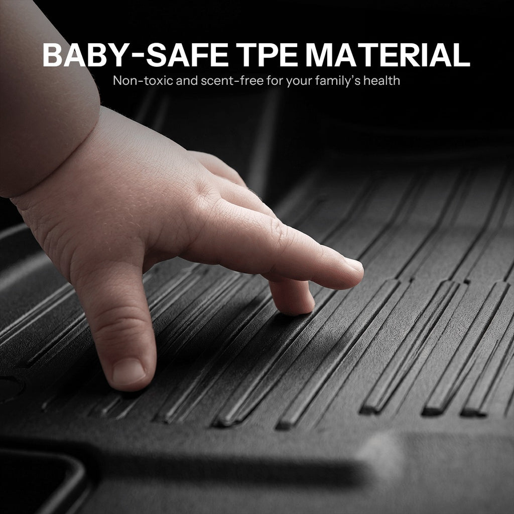 All-Weather TPE Floor Mats for Model YL 6-Seater 2026+