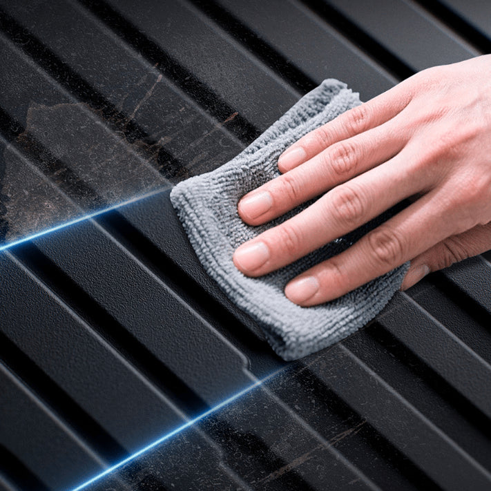 TPE Rear Trunk Storage Bin Mat for Model YL 6-Seater