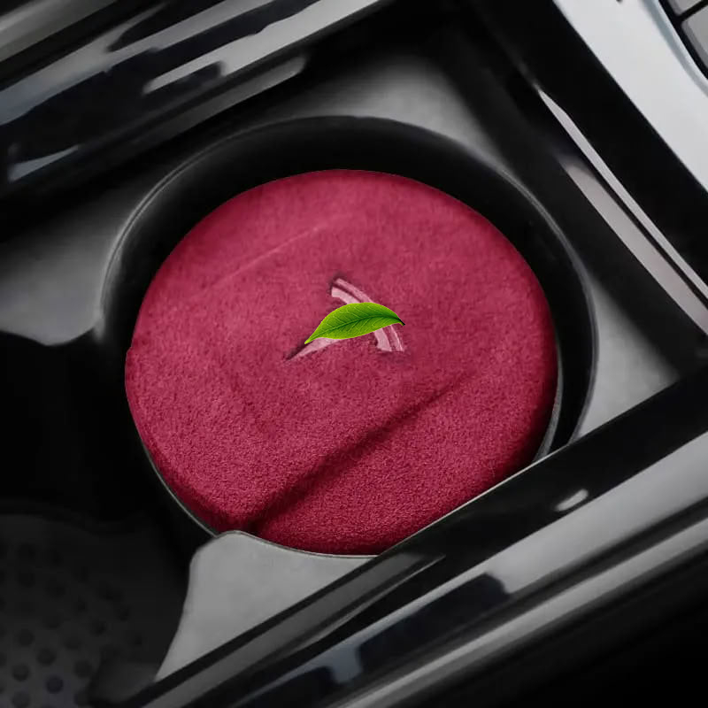 Cup Holder Suede Ashtray for Tesla Model 3/Y/S/X