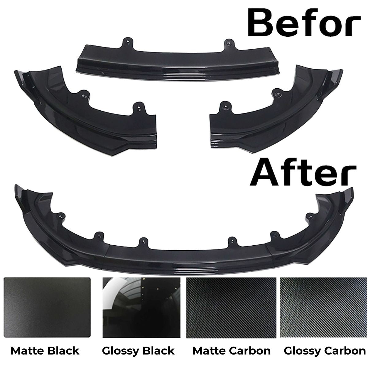 ABS Front Lip Spoiler for Model Y Juniper / Model YL