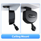 EV Charger Cable Retractor — 3.5 m, Self-Locking Ceiling Mount