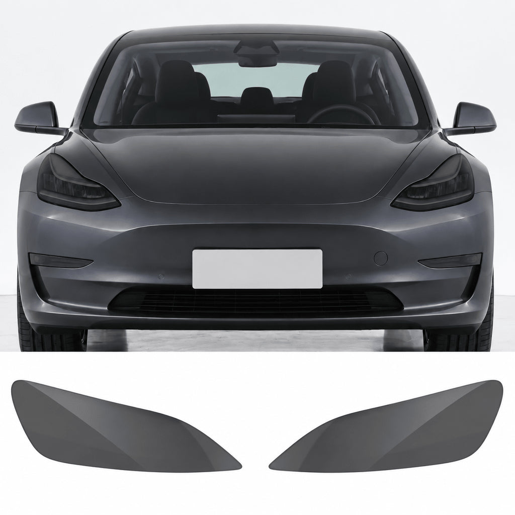 Pre-cut TPU Headlight Protection Film for Model Y | Clear, Smoked & Photochromic
