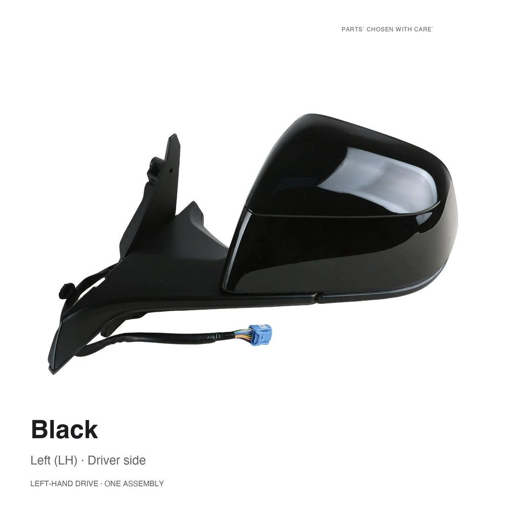 Side Mirror Assembly for Tesla Model Y Juniper & Model YL Black Left (LH)