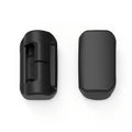 Silicone Seat Belt Buckle Cover Set for Model Y Juniper / Model 3 Highland 2 PCS Front Row Black